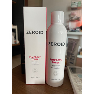 zeroid pimprove tonerของใหม่แถมไม่มีกล่อง1ขวด