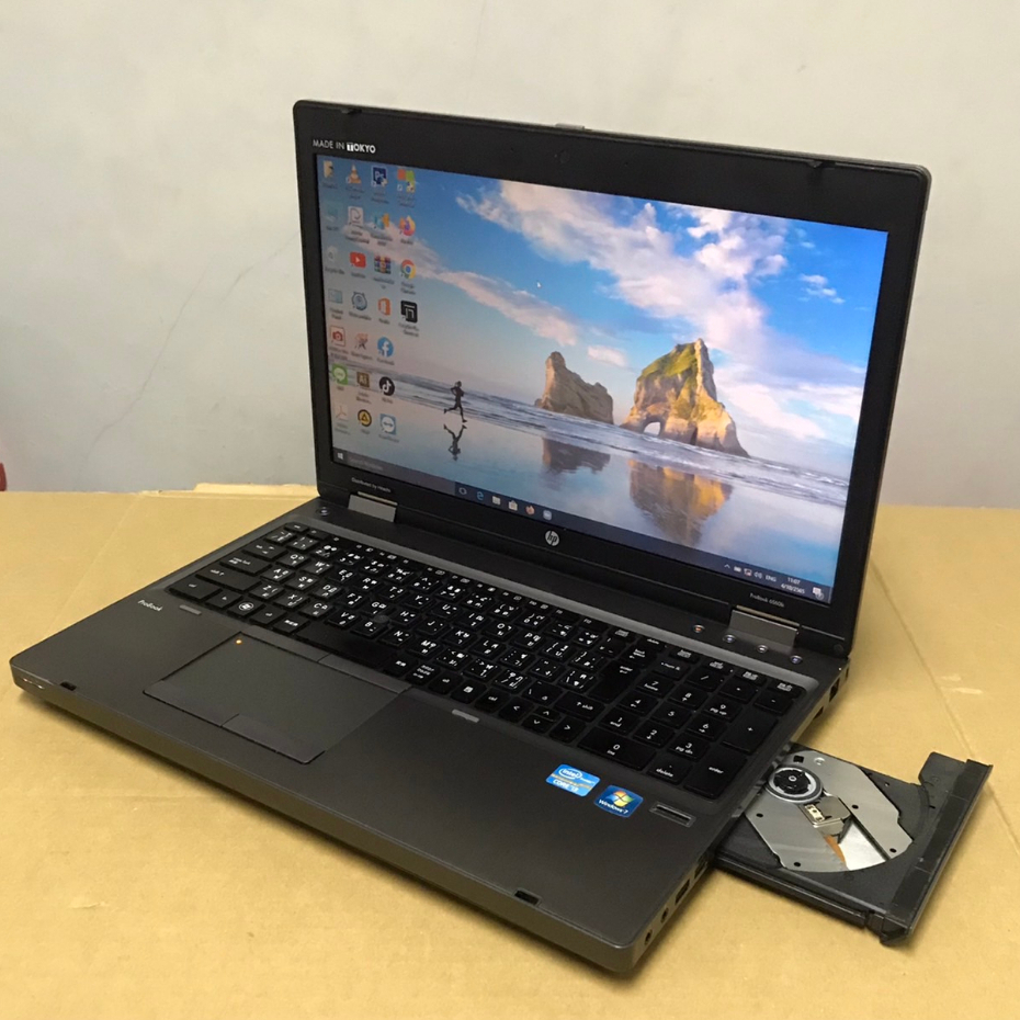 โน๊ตบุ๊คมือสอง HP 6560B Core i3-2310M 2.1GHz(RAM:4gb/HDD:500gb)จอใหญ่15.6นิ้ว