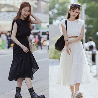 EMMIE SKIRT - Stilista กระโปรงยาว ตัดต่อ3ชั้น