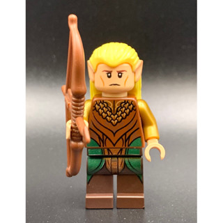 lor035 Legolas - Reddish Brown and Gold Robe,Lego ของแท้ Used สภาพใหม่