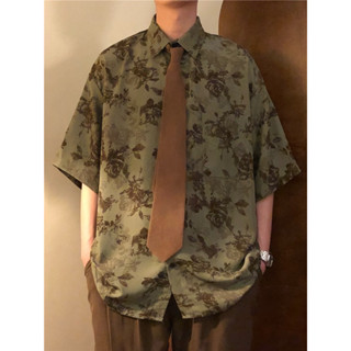 SLURBOYY Leaves Vintage Necktie เสื้อเน็กไทด์วินเทจ (SB0752)