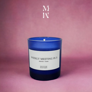 Organic Scented Candle by MM - ‘Weekly Meeting in 5’ เทียนหอมขี้ผึ้งออแกร์นิค