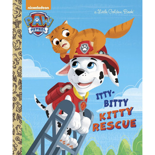 The Itty-Bitty Kitty Rescue (Paw Patrol) (Little Golden Book) Hardcover – Picture Book