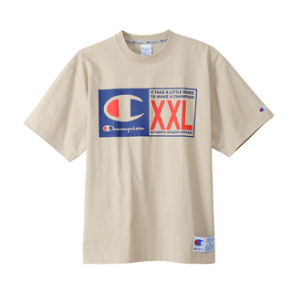 CHAMPION MEN - JP เสื้อยืดแขนสั้นผู้ชาย-ไซส์เอเชีย S/S T-SHIRT  C3-X326-782