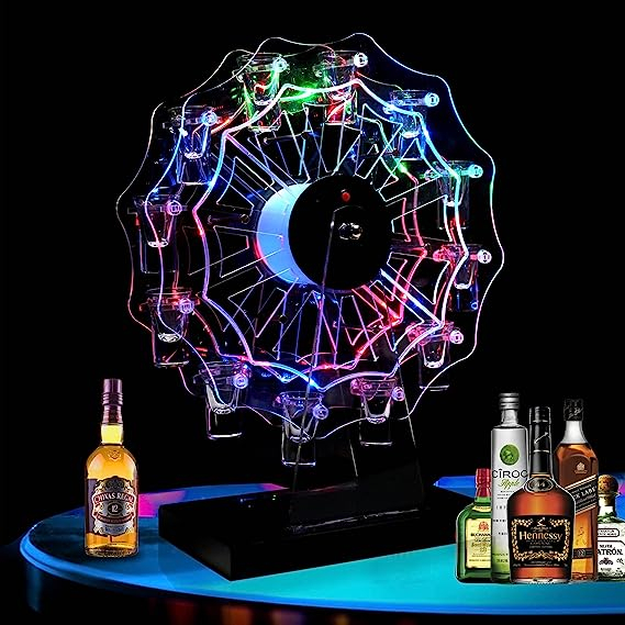 แก้วช็อตชิงช้าสวรรค์ ชิงช้าคอกเทล ferris wheel night club lamp ไฟled ในบาร์ Shot Glass Holder