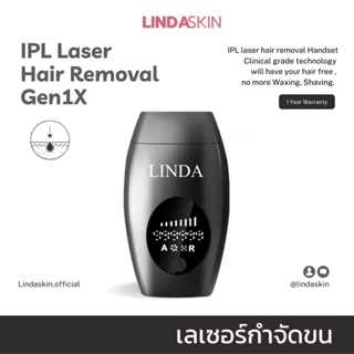 LINDASKIN IPL เลเซอร์กำจัดขนสีใหม่ล่าสุด Jet Black 999,999 flashs