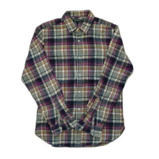 Beauty and Youth United Arrows Flannel Shirt กว้าง 19 นิ้ว ยาว 27 นิ้ว ลายสก๊อต มือสอง ของแท้