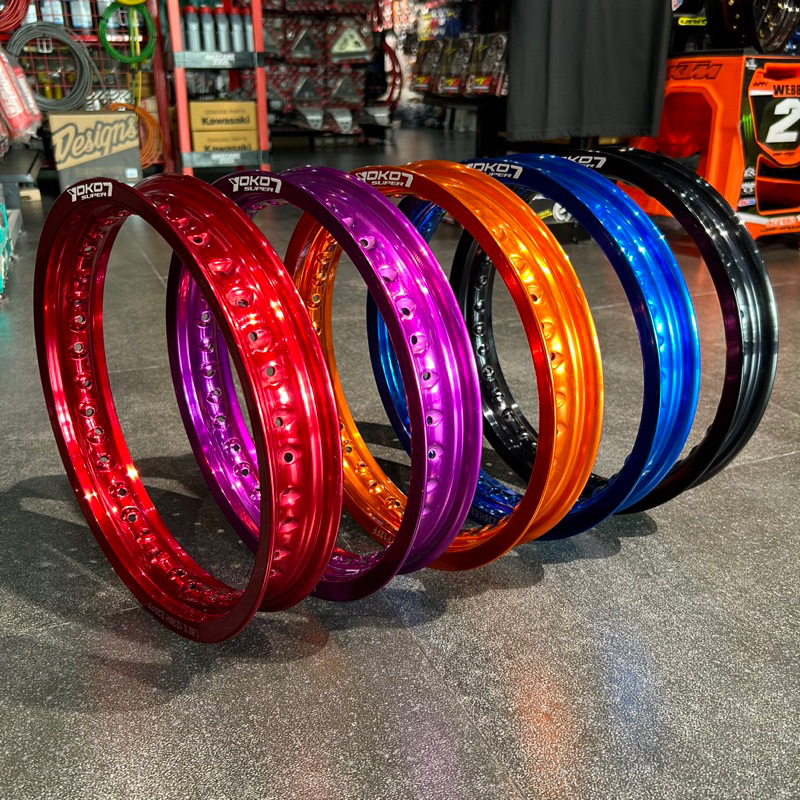 วงล้อ Yoko Super7 ตรงรุ่น KLX110, KLX110L ขอบล้อ KLX110