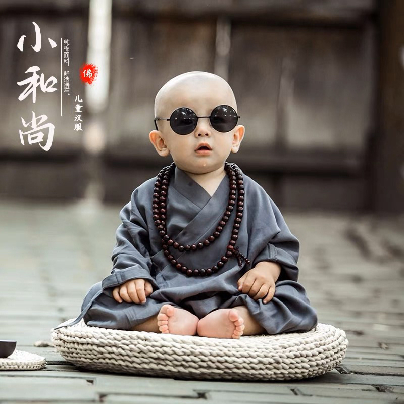 ชุดเด็ก ชุดจีน เด็ก หลวงจีน ชุดหลวงจีน ชุดแฟนซี ชุดเณรน้อย ชุดหลวงจีนน้อย คอสเพลย์ cosplay