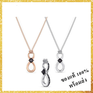 ราคาพิเศษ !! สร้อยคอ Swarovski Infinity Pendant with Black Crystal สวารอฟสกี้ ของแท้ 100% ของขวัญ มีบริการเขียนการ์ดฟรี