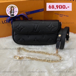 👜: New!! Louis Vuitton WOC Ivy Black emp Microchip‼️ก่อนกดสั่งรบกวนทักมาเช็คสต๊อคก่อนนะคะ‼️