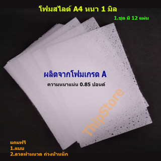 โฟมสไลด์เครื่องบินร่อนเดินตาม สพฐ.  โฟมเกรด A