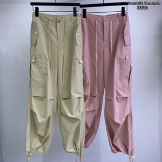 🇰🇷New🇰🇷  Korea darim cargo trousers  มาใหม่เลยค้า กางเกงคาร์โก้ ผ้าดีมากกกกก เต็ม10เลยค่ะ ทรงสวย เชือกหน้า