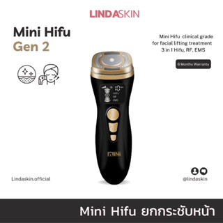 LINDASKIN Mini Hifu Gen2 เครื่องไฮฟู่ ยกกระชับใบหน้า Special black color (Limited Edition)