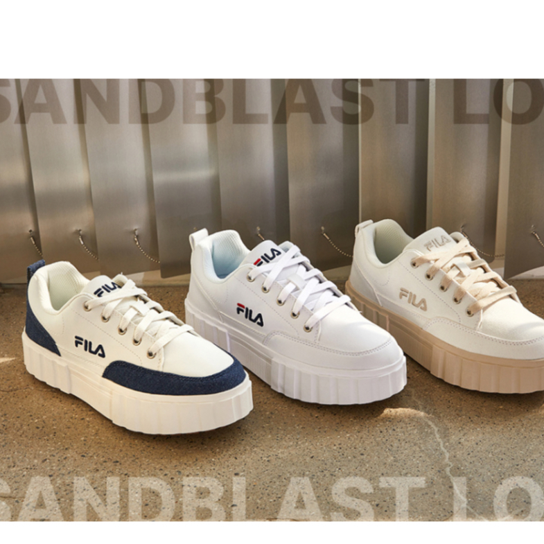 🇰🇷FILA Sand Blast Low  CV 1TM01576E-920 รองเท้า ผ้าใบ fila ผู้หญิง -พรีออเดอร์ - Preorderoppa