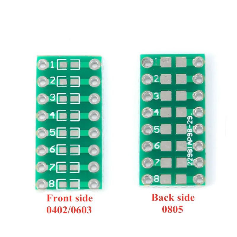 2,5ชิ้น PCB 0805 0603 0402 to DIP, SOT23 SOP10 to DIP, SOT223 SOT89 to DIP