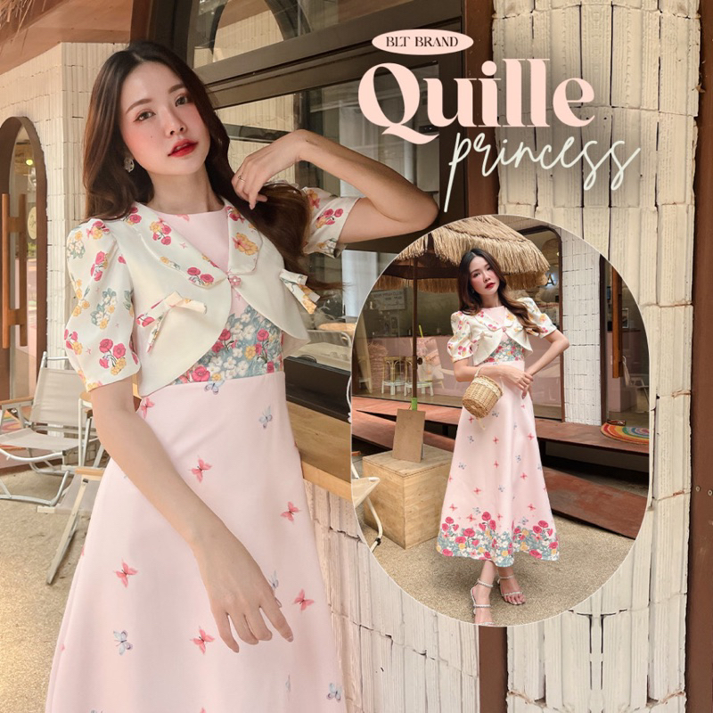 Quille Princess Set : BLT BRAND : เดรสยาวเจ้าหญิงมาพร้อมเสื้อคลุม 🌸