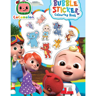 Cocomelon Bubble Sticker Colouring book for the sweetest colouring fun from your favourite 24 pages, Paperback