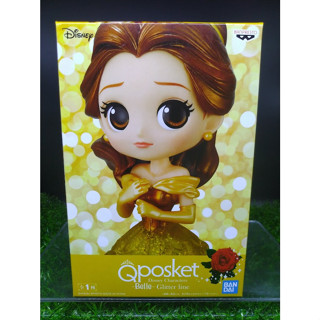 (ของแท้) เบลล์ Q posket เจ้าหญิงดิสนีย์ Q posket Disney Characters - Belle Glitter Line