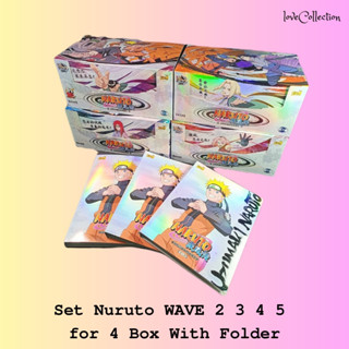 Set Naruto Wave 4 Box KAYOU with Folder