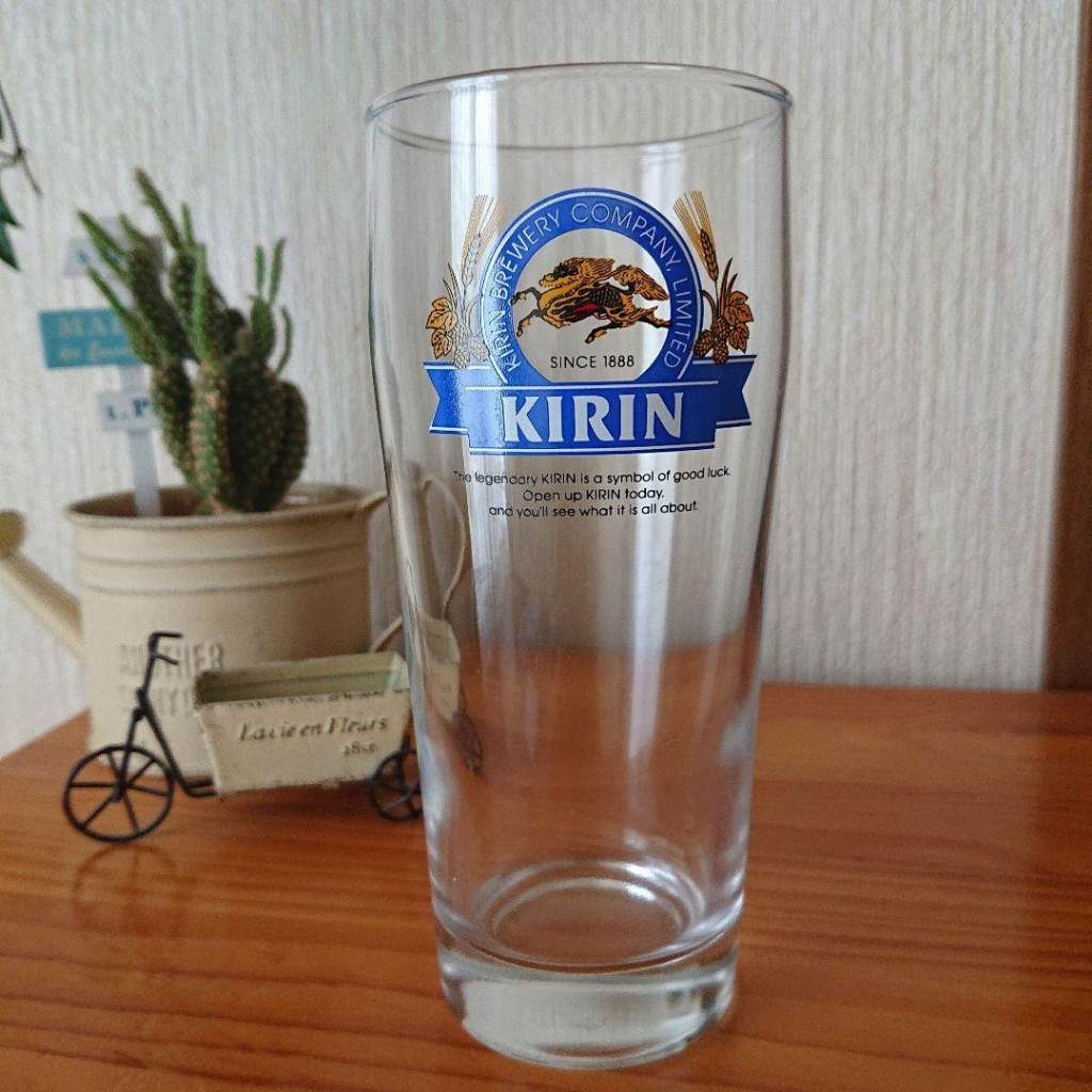 แก้วเบียร์ KIRIN(คิริน) 380 ml งานนำเข้าจากญี่ปุ่นแท้