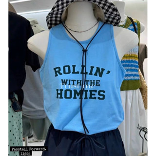 🇰🇷New🇰🇷  Korea rollin’ tank top กล้ามสกรีนลายrollin’ งานสวยผ้าดีใส่สบายๆ แนะนำเลยย รุ่นนี้สีสวยทุกสี