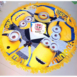 Minion Despicable Me Round Towel 🇯🇵