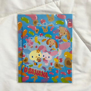 sanrio usahana letter set สีฟ้า ลายน่ารักมาก