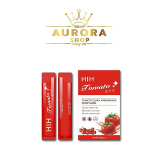 สลีปปิ้งมาส์กมะเขือเทศหน้าฉ่ำ HIH TOMATO CLEAN APPEARANCE SLEEP MASK