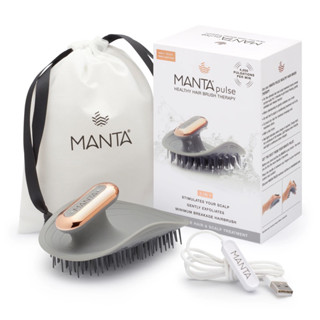 Manta Pulse Healthy Hair Brush Therapy (Cool Grey)