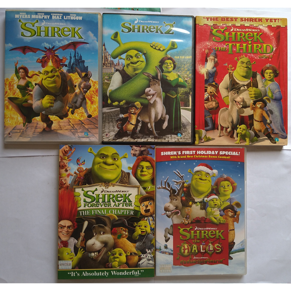 Shrek 1 - 5 เชร็ค ภาค 1 - 5 DVD