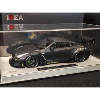 โมเดลรถR35 1/18 * มือสอง * โมเดลรถGTR โมเดลรถNissanGTR โมเดลรถ Nissan GT-R R35 Rocket Bunny 1:18 Make up IDEA ราคา OK โม