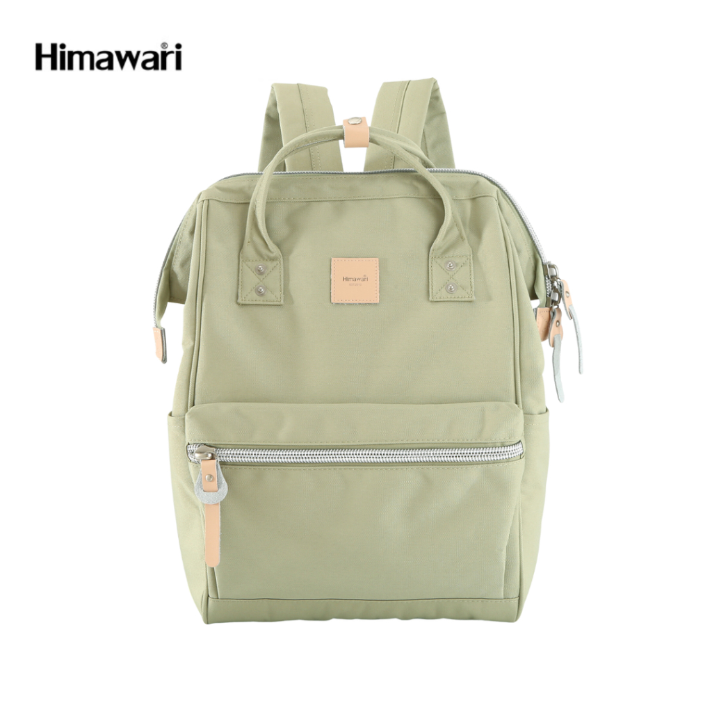 HIMAWARI กระเป๋าเป้สะพายหลัง กันน้ำ 15" Laptop Backpack with USB Port รุ่น 1881 สี #38 Green