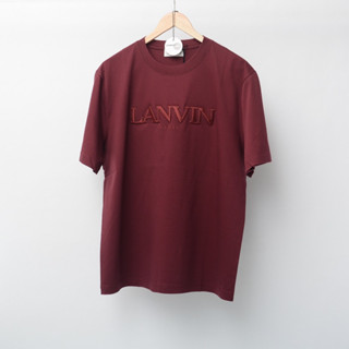 LANVIN Tonal embroidered tee