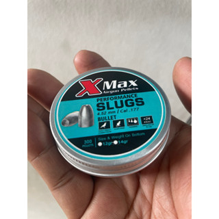 ลูกตะกั่วเบอร์1  ลูกบอร์1 SLUGS   ขนาด 4.5 มม. น้ำหนัก 12gr  13g  14gr  15gr  16gr (100เม็ด/250เม็ด/500เม็ด)