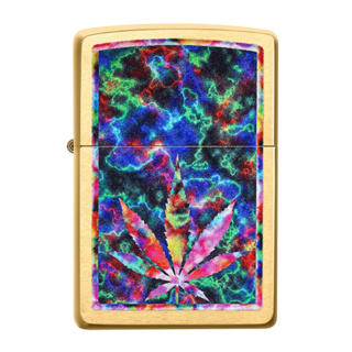 Zippo ไฟแช็กรุ่น 49398  Leaf Design ของแท้ รับประกันตลอดชีวิต นำเข้าและจำหน่ายโดยตัวแทนจำหน่าย