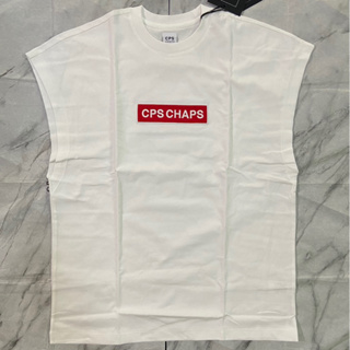 cps chaps เสื้อเเขนกุดโลโก้งานปัก