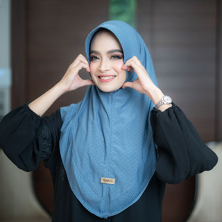 ผ้าคลุมผมหรือฮิญาบรุ่น-Eliza สำหรับผู้ใหญ่ แบบสำเร็จ ผ้านุ่ม…