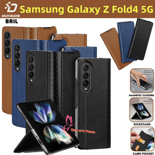 เคส Samsung Galaxy Z Folad4 5G ฝาพับ Samsung Galaxy Z Folad4 5G กันกระแทก พร้อมช่องใส่บัตร Dux DUCIS แท้นำเข้า