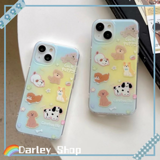 🔥สไตล์ใหม่🔥เคสไอโฟน iphone 11 14 Pro Max น่ารัก เป็นลม ลูกสุนัข ป้องกันการตก เคส iphone 12 13 Pro Case for iPhone