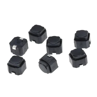 (2 ตัว/5 ตัว) ปุ่มกด ซิลิโคน แบบเงียบ กดติด ปล่อยดับ Silicone Silent Tact Switch 6*6*5mm Smd Button Switch Touch Switch
