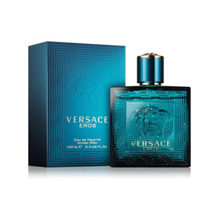 Versace Eros EDT Spray 3.4oz(100ml) 💯แท้ กล่องซีล กลิ่นหอมติดทนนาน