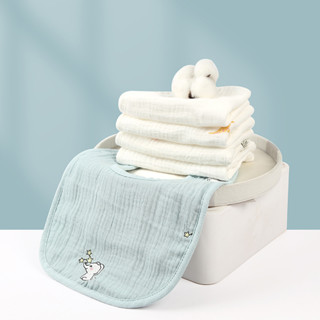 ผ้ากันเปื้อน ผ้าซับน้ำลายเด็ก ทรงยูผลิตจากผ้าฝ้ายทอ 6 ชั้น -…