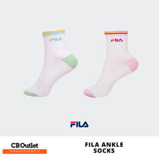 ถุงเท้าข้อต่ำ ถุงเท้าออกกำลังกาย ถุงเท้าหุ้มข้อ FILA RAIBOW UNISEX CASUAL SOCKS