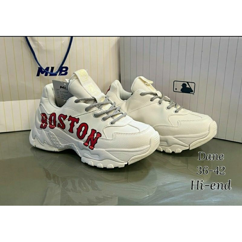 รองเท้าผ้าใบ แฟชั่น MLB NY ใส่ได้ทั้งผู้หญิงผู้ชาย36--45สินค้าพร้อมกล่อง อุปกรณ์ตามรูป