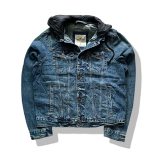 HOLLISTER Hooded Denim Jacket รอบอก 46”