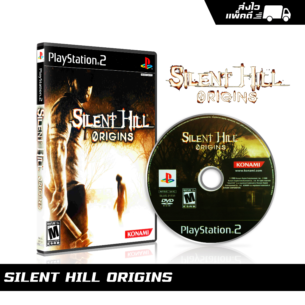 แผ่นเกม PS2 Silent Hill Origins (english) สกรีนแผ่น พร้อมปกใส่กล่อง