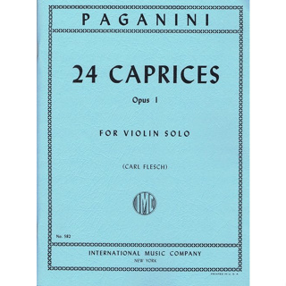 Paganini 24 Caprices Opus 1 for Violin Solo (IMC582)