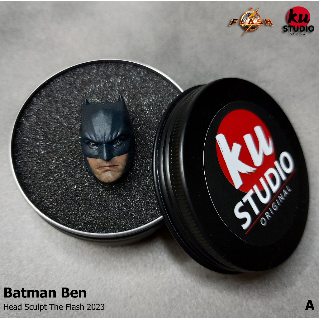 หัวเพ้นท์ Batman Ben Head Sculpt 1/10