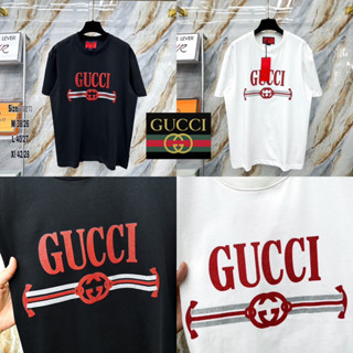 เสื้อยืด GUCCI 🖤🤍 Hiend 1:1 cotton 💯